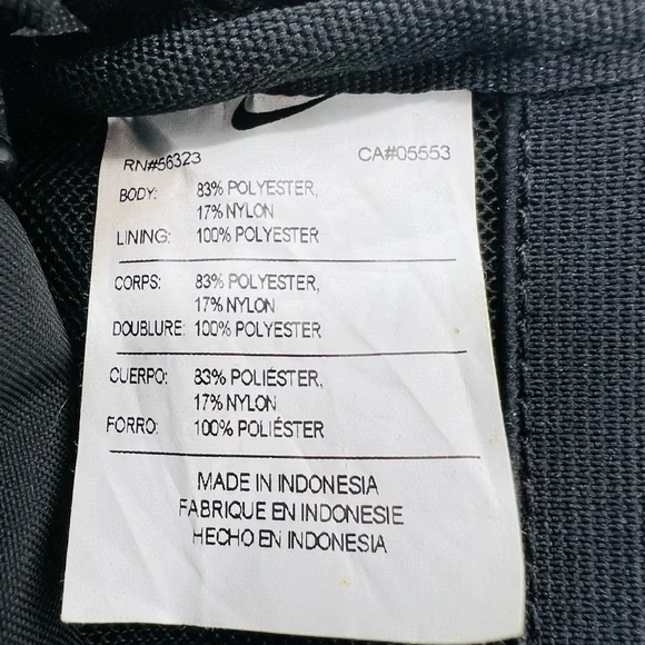 Nike Kids Black Sling Bag with Colorful Emoji Print Like New - Picture 8 of 13